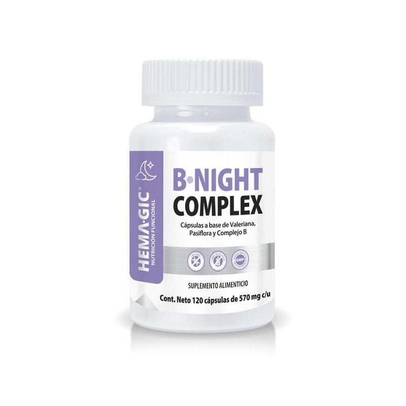 B-Night Complex | HEMAGIC | Bote | 120 Capsulas