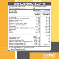 Coenzima Q10 | FLOW | Frasco | 90 Capsulas