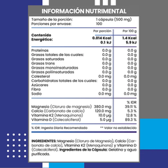 Cloruro de Magensio | FLOW | Frasco |100 Capsulas