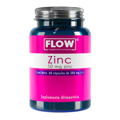 Zinc | FLOW | Frasco | 60 Capsulas