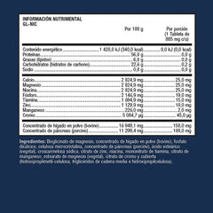 GL-NIC | METAGENICS | Frasco | 90 Tabletas