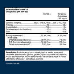 Omegagenics Epa - Dha 1000 |  METAGENICS | Frasco | 60 Capsulas