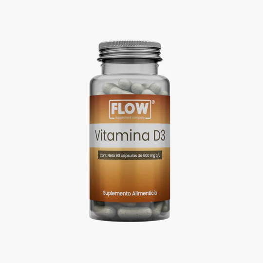 Vitamina D3 | FLOW | Frasco | 90 Capsulas