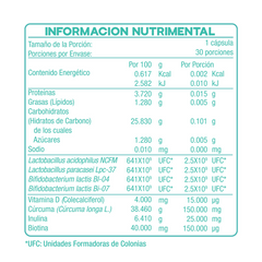 Probiotico Prominent Flora | DACLAF | Caja | 30 Capsulas