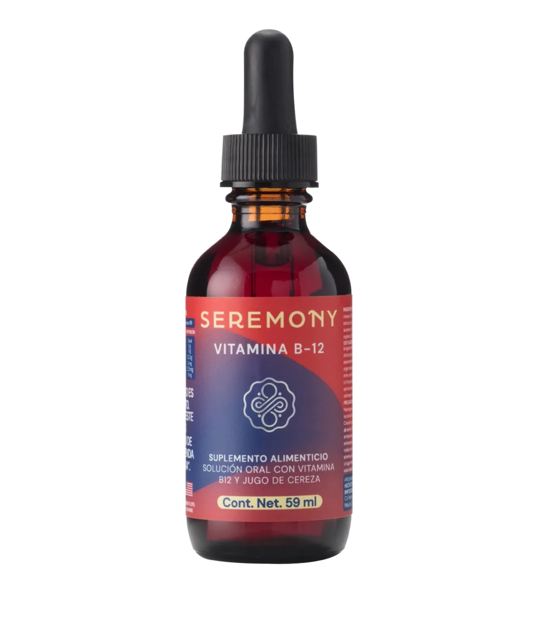 Vitamina B12 | SEREMONY | Gotero | 59 ml | Vitamina B12 Gotas