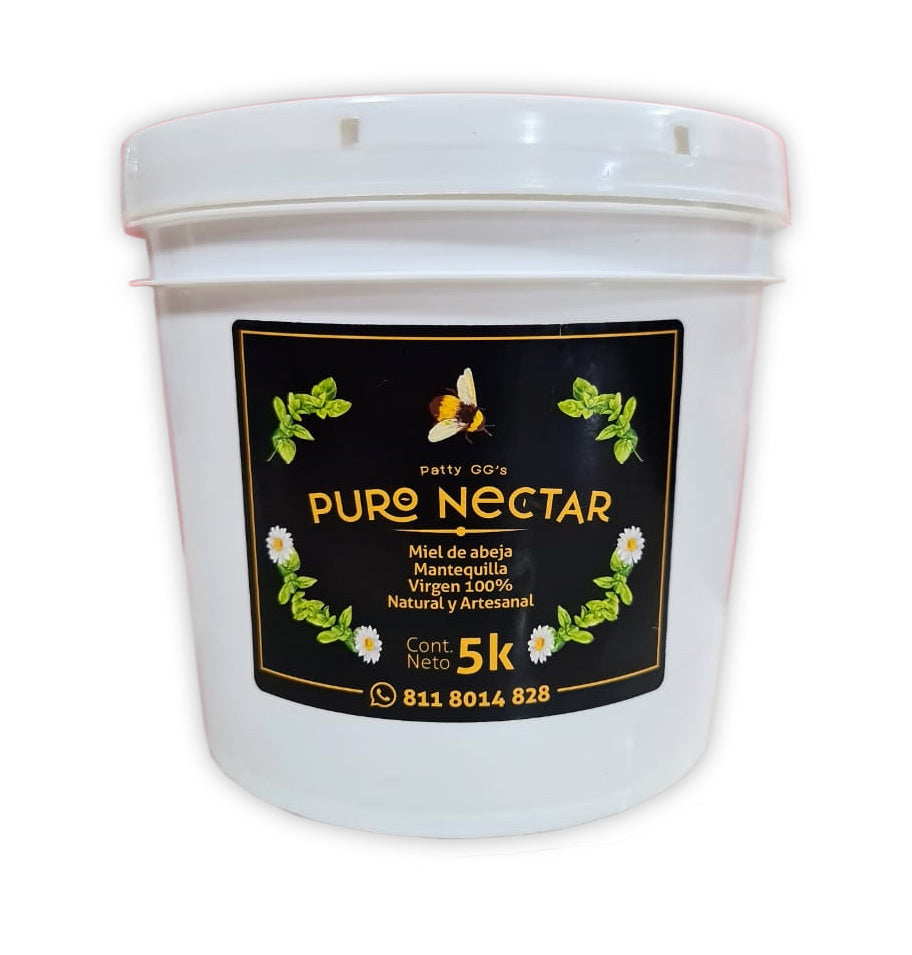 Miel de Abeja 5 kg | PURO NECTAR |Bote |5 kg | Miel de Abeja Puro Nectar